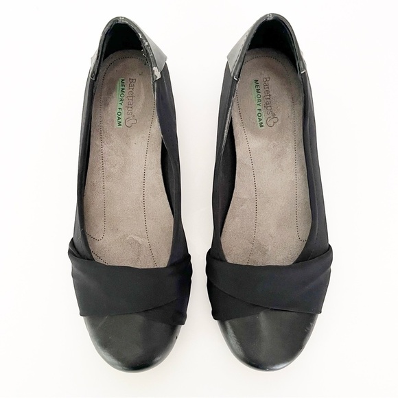 Baretraps Mitsy Ballet Flats Women's Size 9M Black Slip On Memory Foam Shoes - Picture 1 of 10